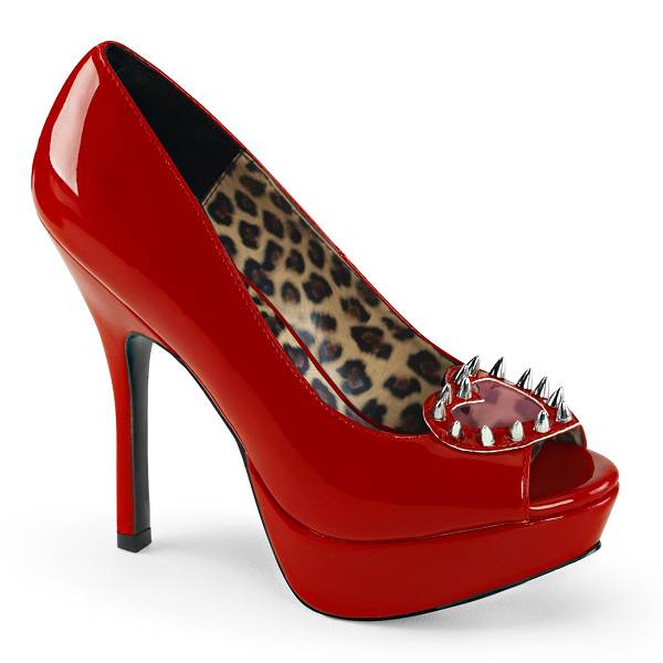 Demonia Women's Pixie-17 Heels - Red D6285-04US Clearance